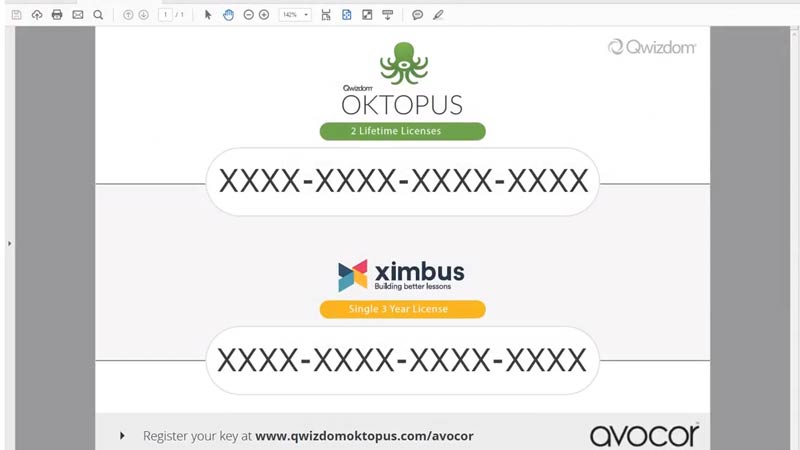 Qwizdom OKTOPUS Tutorial - Activating your software