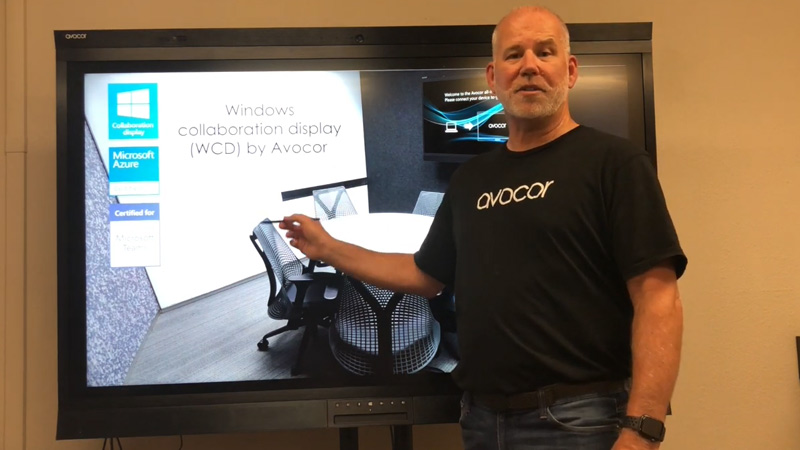 Avocor AVW-6555 WCD for Teams intro video