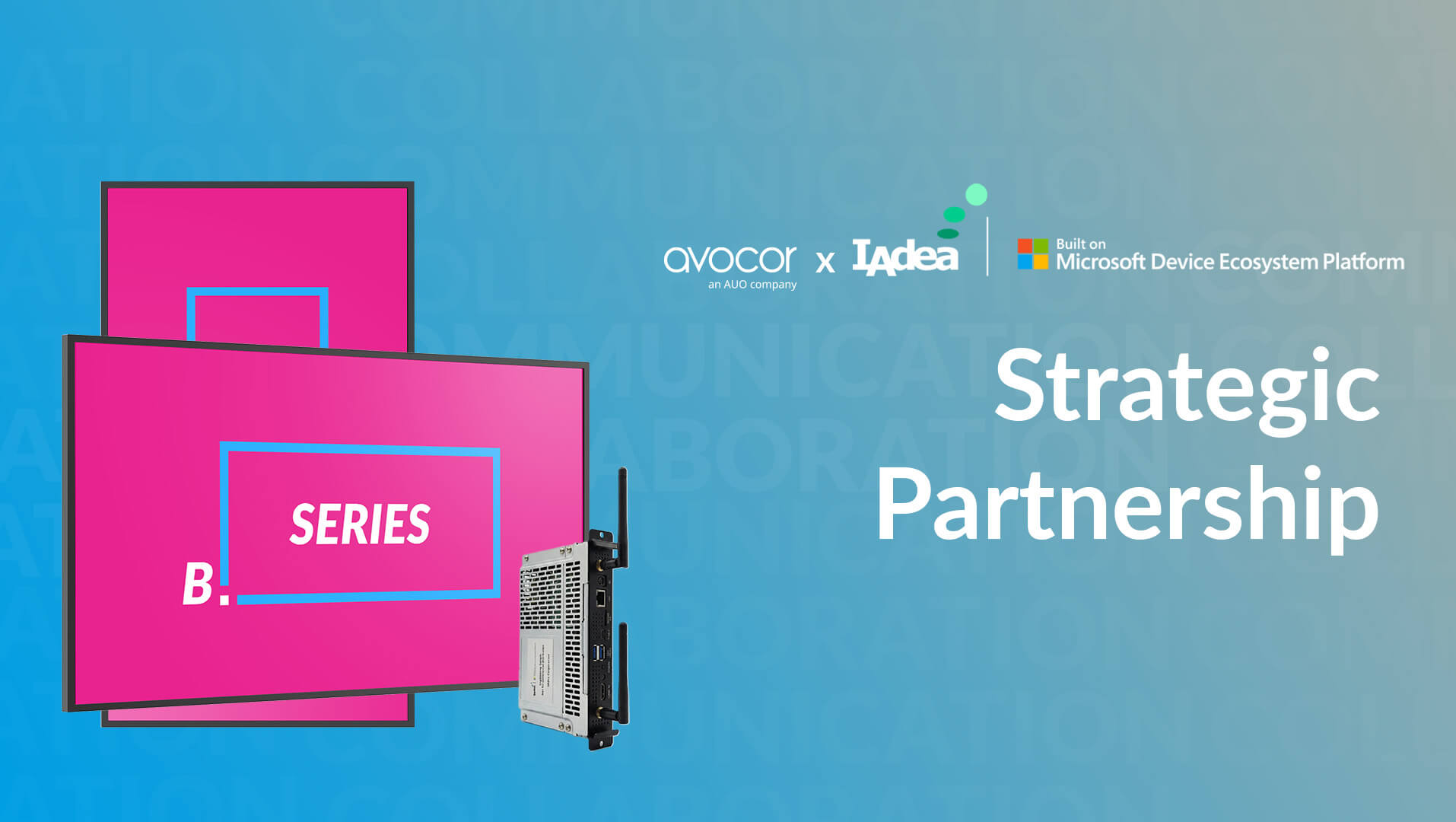 Avocor partners with IAdea to deliver MDEP powered digital signage solutions